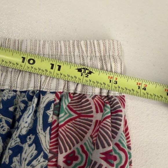 Jessica Taylor Skirt Women's Patchwork Cottage A-Line Lined Colorful Boho - Picture 10 of 10